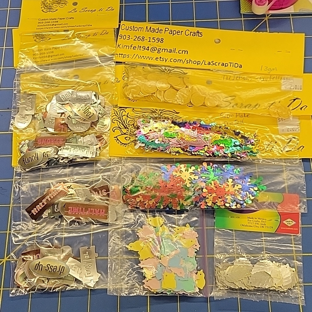 Table Confetti Lot 9 Bags